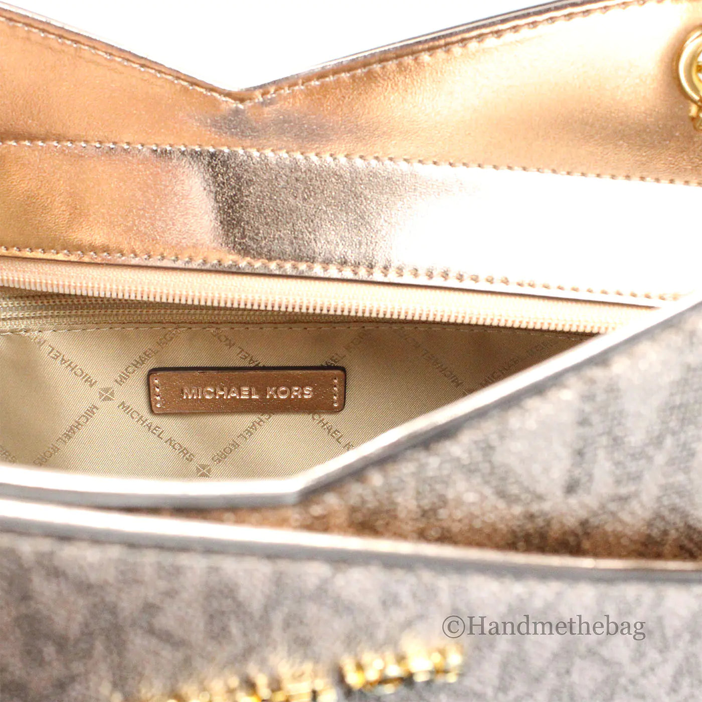 Michael Kors Jet Set Large Rose Gold Tote