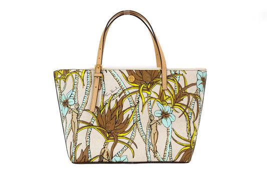 Emerson Climbing Palms Printed Canvas Tote