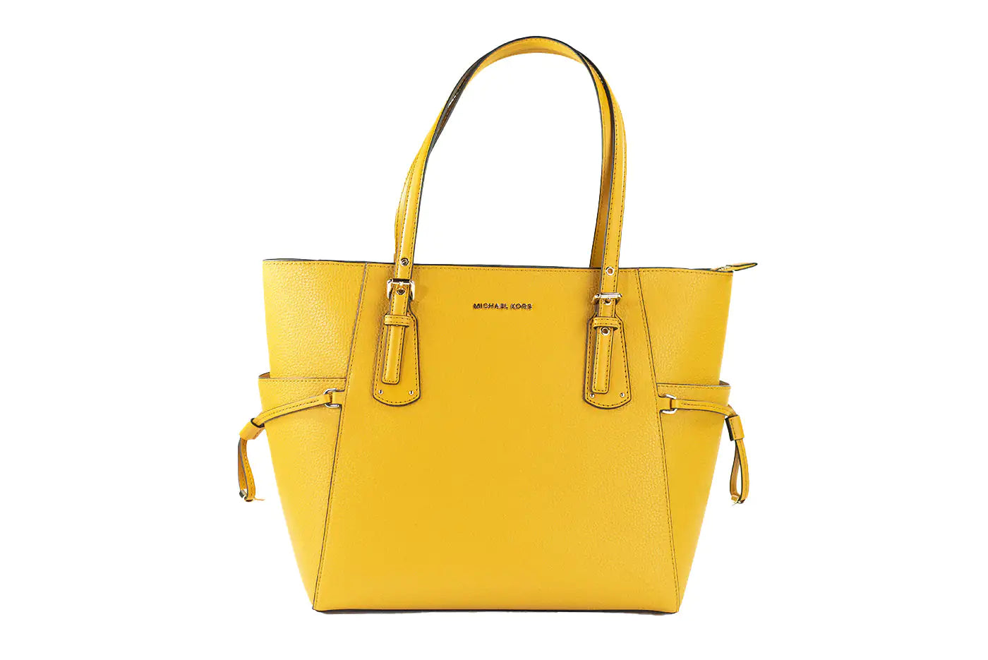 Michael Kors Voyager Marigold Leather Tote