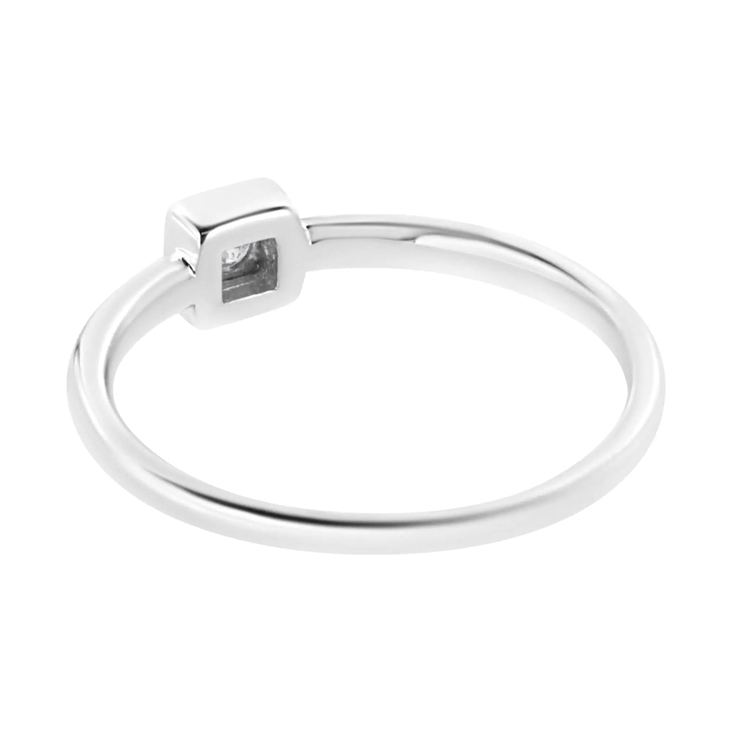 Sterling Silver Miracle-Set Diamond Accent Promise Ring