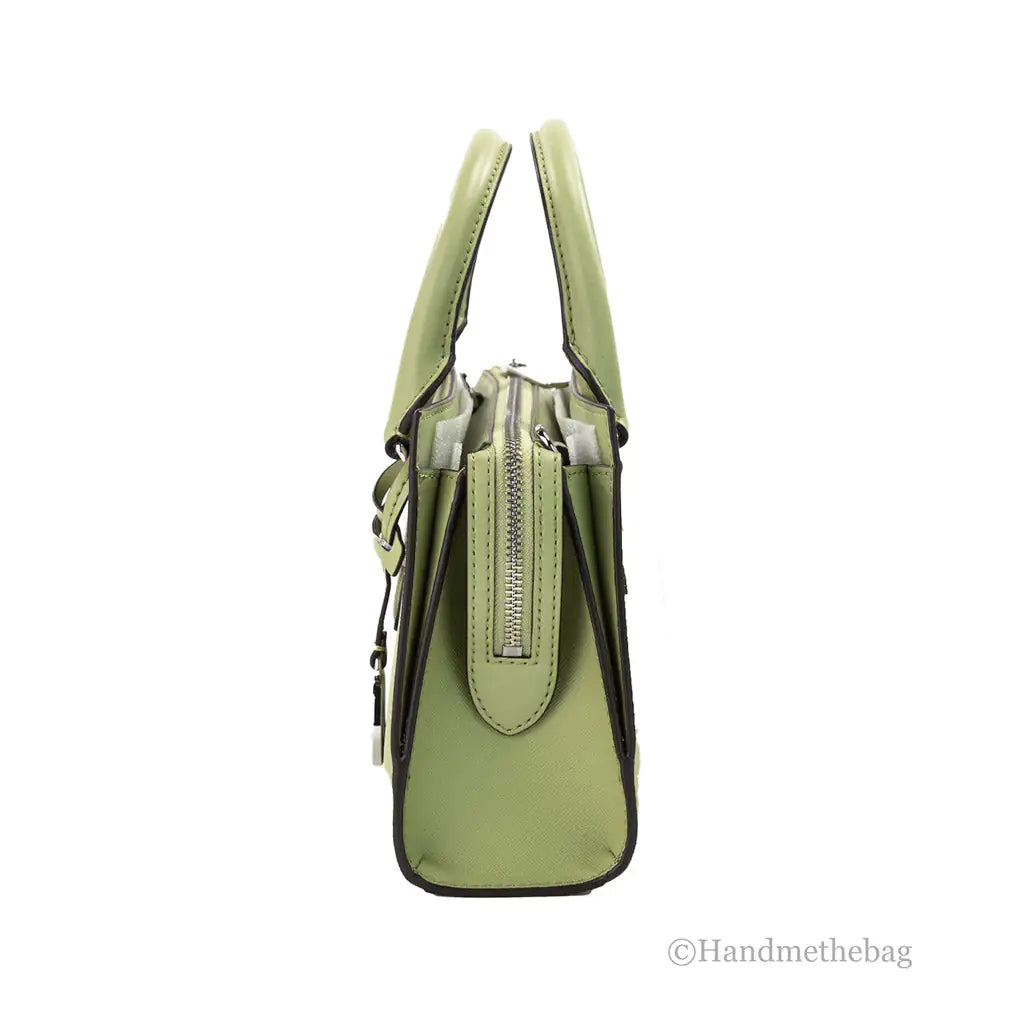 Michael Kors Small Leather Satchel Bag Green