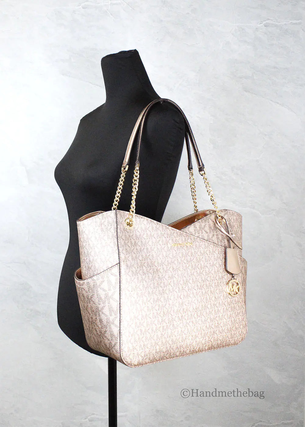 Michael Kors Jet Set Large Rose Gold Tote