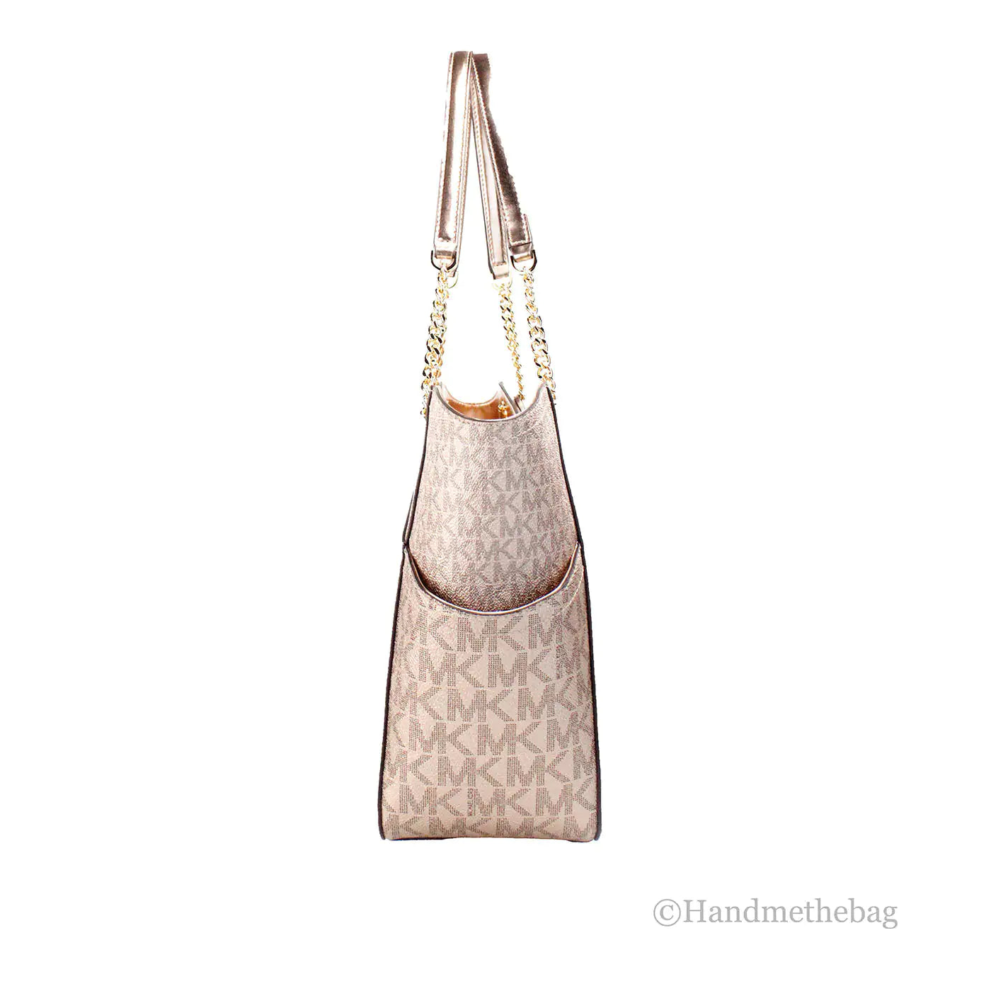 Michael Kors Jet Set Large Rose Gold Tote