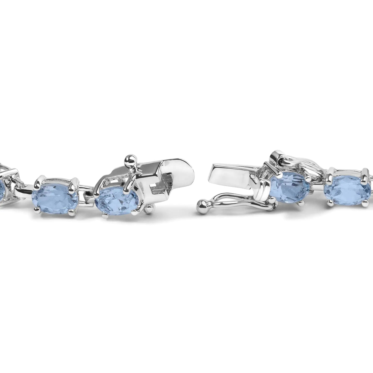 Light Blue Topaz Link Bracelet