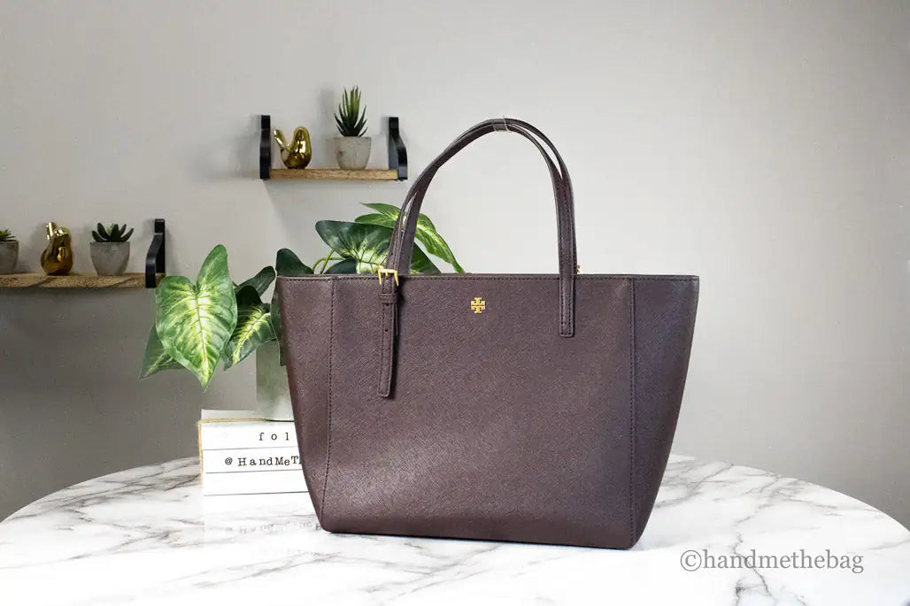 Emerson Tempranillo Saffiano Leather Tote