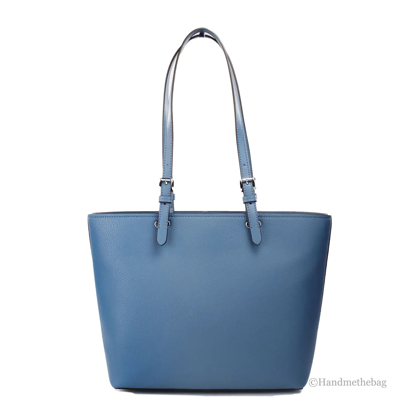 Michael Kors Jet Set Teal Vegan Double Pocket Tote