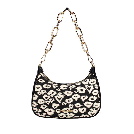 Michael Kors Cora Heart Print Zip Pouchette