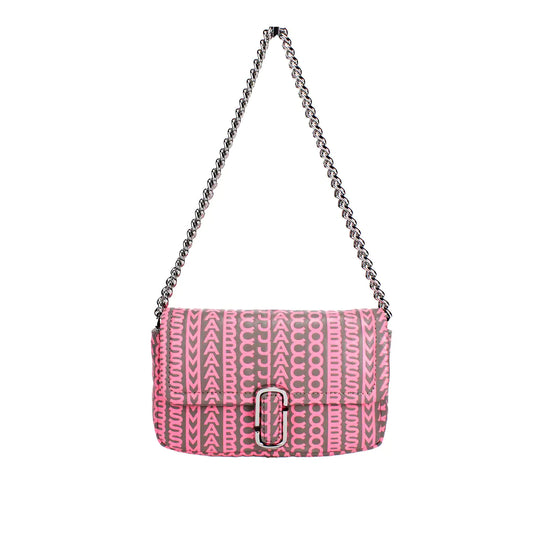 Marc Jacobs Monogram Leather J Marc Mini Pink