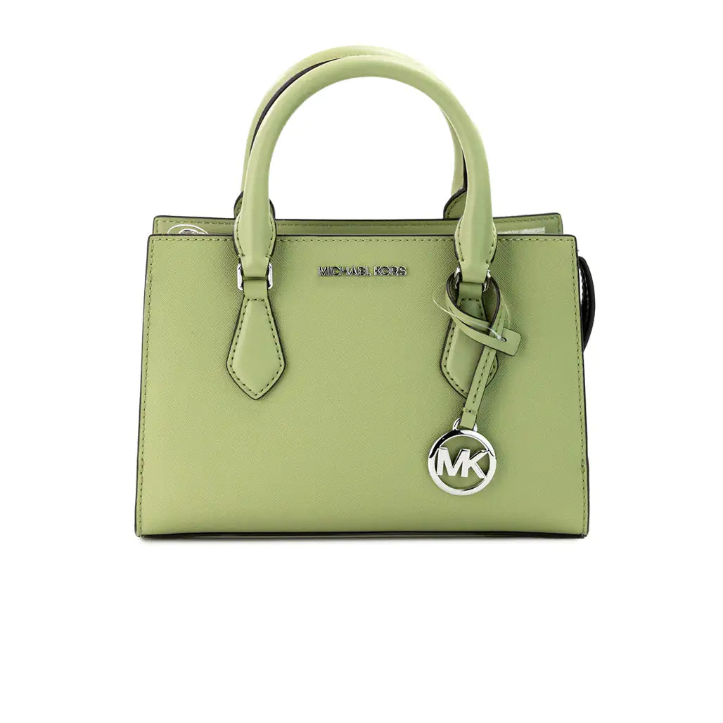 Michael Kors Small Leather Satchel Bag Green