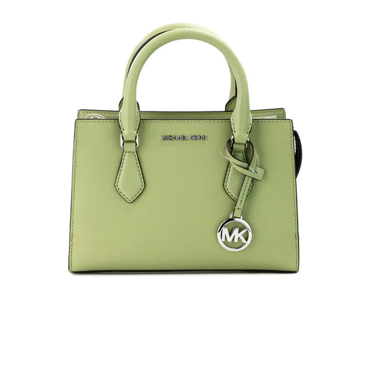 Michael Kors Small Leather Satchel Bag Green