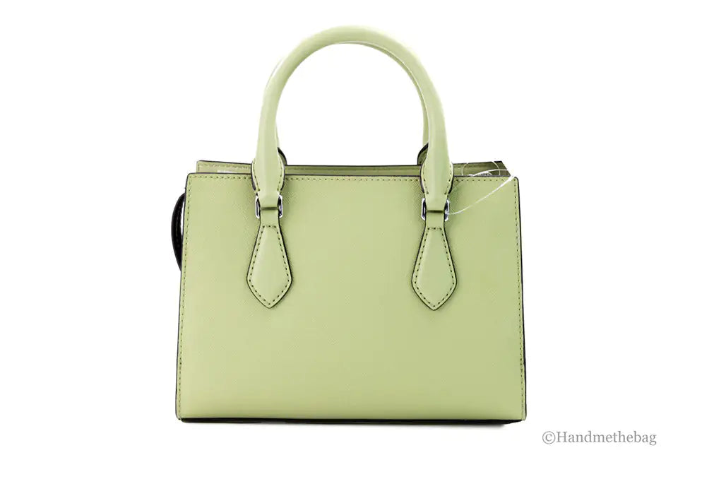 Michael Kors Small Leather Satchel Bag Green