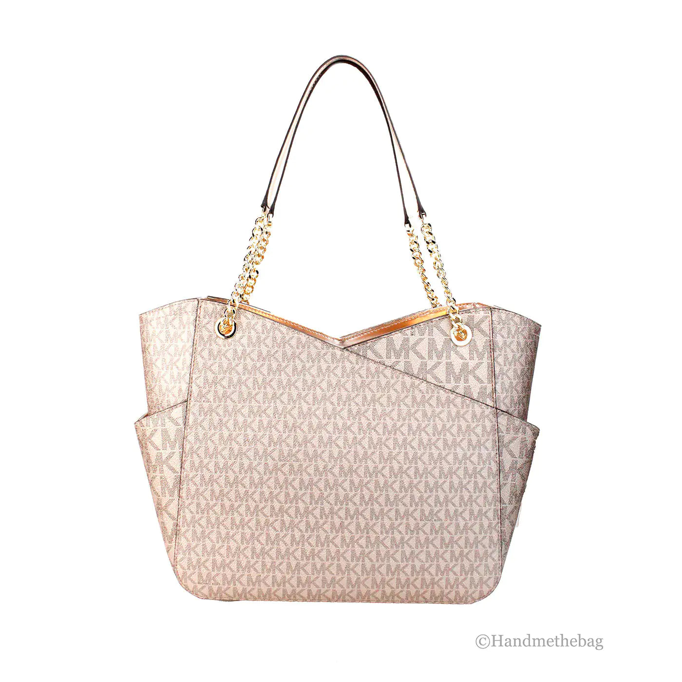 Michael Kors Jet Set Large Rose Gold Tote